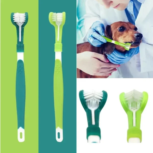3-Sided  Toothbrush Removing Tartar Cleaning Mouth