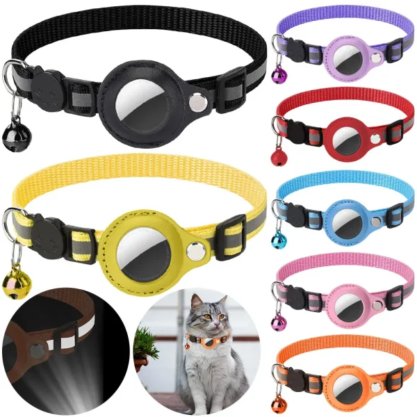 For Apple AirTag Cat Collar/ Reflective