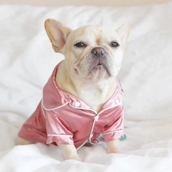 Soft Silk  Pajamas  Shirts For Small Dogs/ Cat